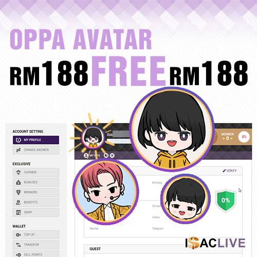 Oppa Avatar with 188 Bonus